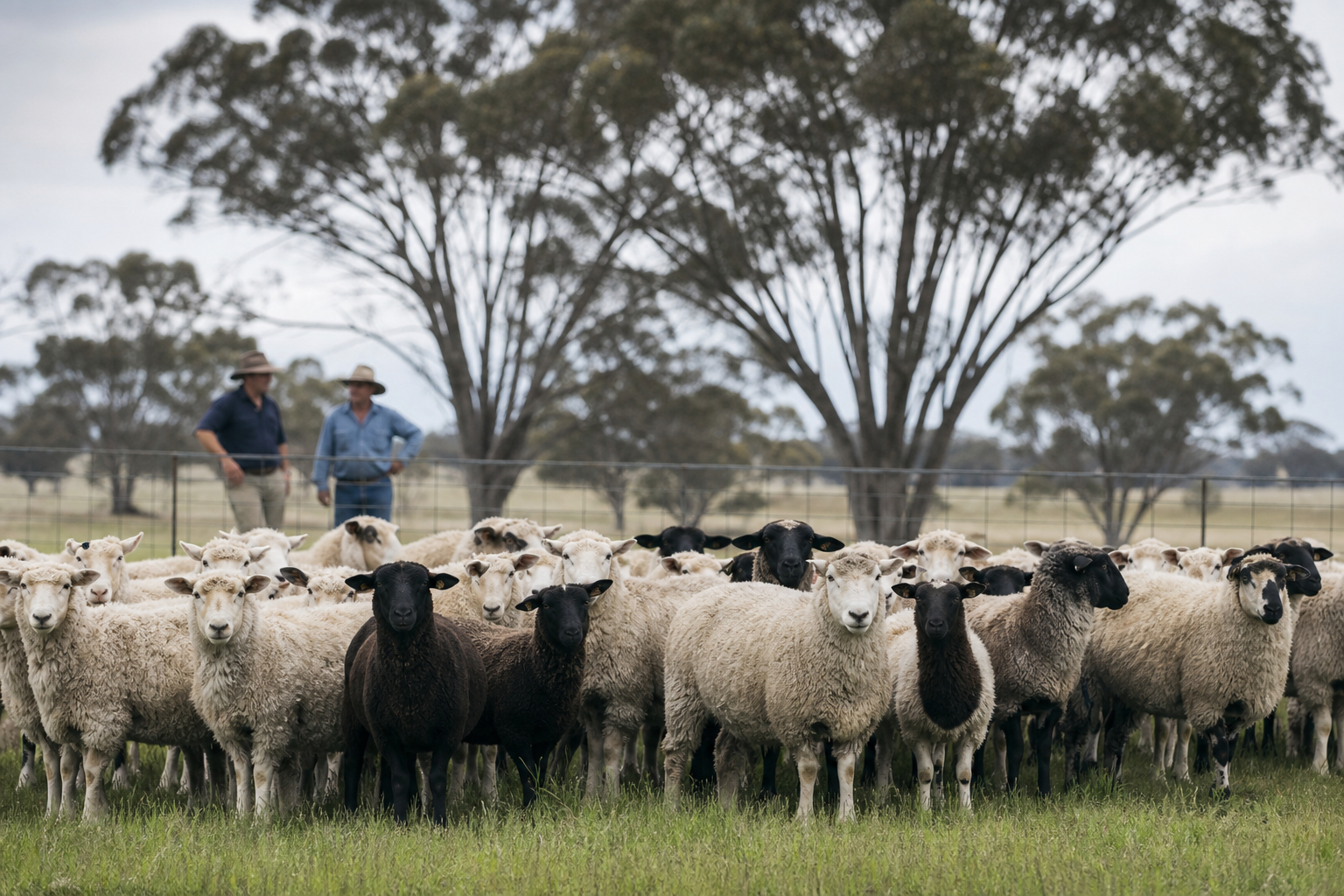 Commercial livestock presented for an online sale